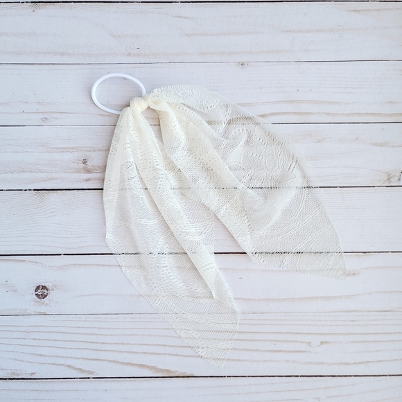 Set of 3 Easy Hair Scarf Pony Tie Ties - Picture 4 of 7